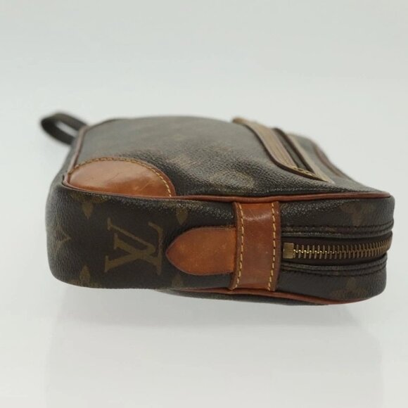 LOUIS VUITTON Monogram Marly Dragonne GM Clutch Bag M51825 LV Auth 137713 - Picture 3 of 15